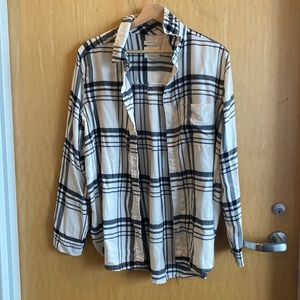 American Eagle Women's Flannel: Women's Tops - Size Large
